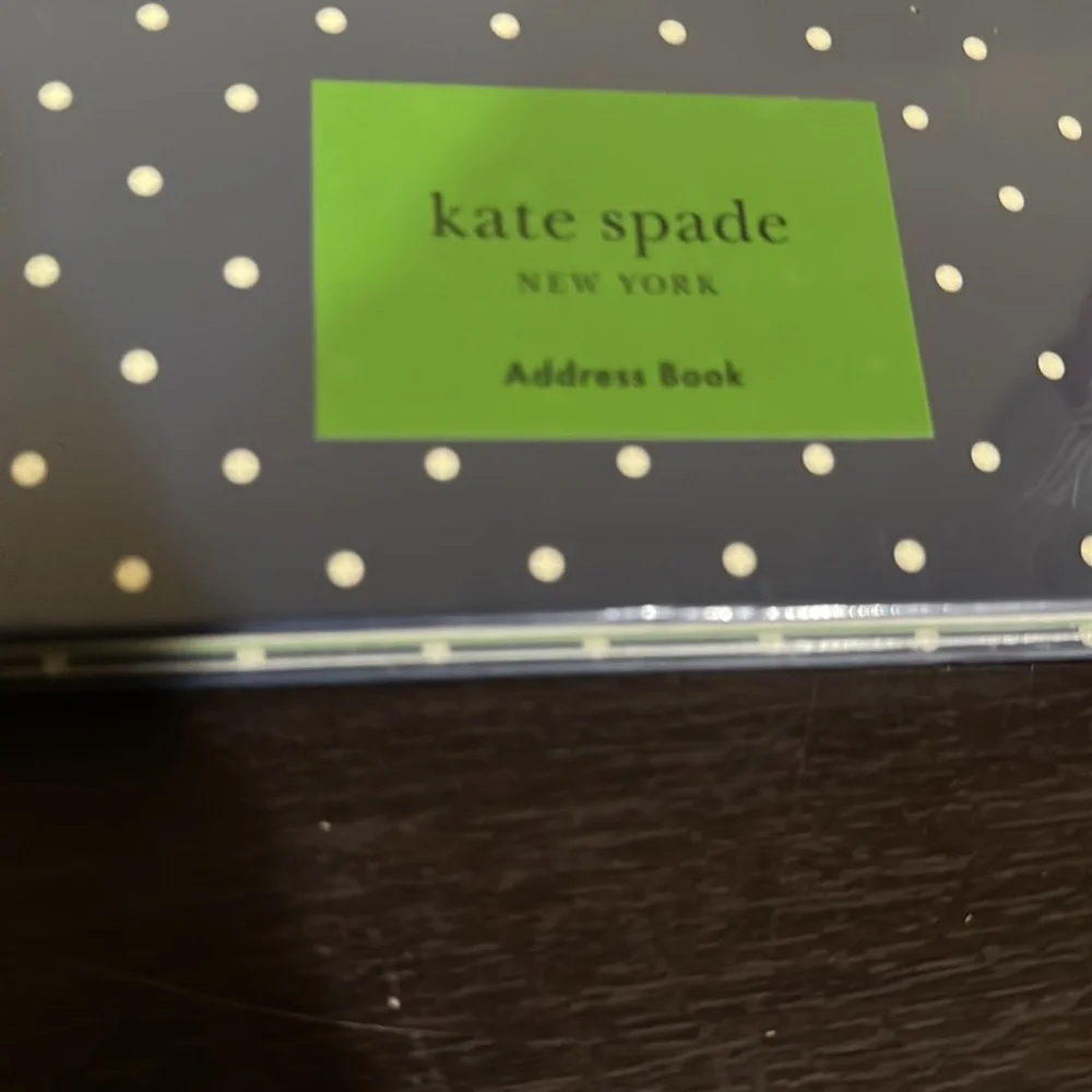 NWT Kate Spade Occasions and Contacts Address book
